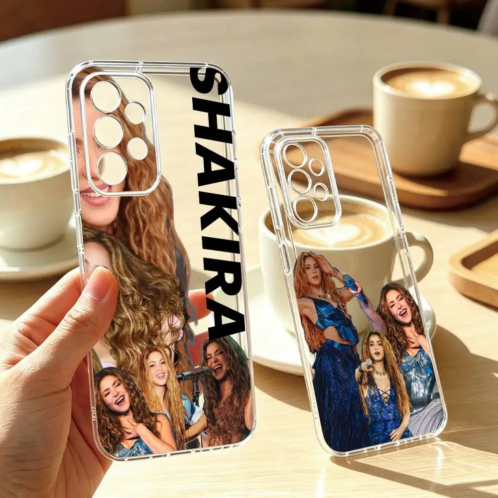 Singer Shakira  Phone Case Transparent Silicone Soft For Samsung S25,S24,S21,S22,S23,S30,Ultra,S20,Plus,Fe Gift