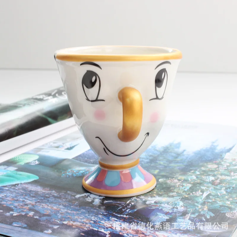 

Ceramic Mug Cartoon Tea Pot Mrs. Archie Cup Cute Little Teacup Ceramic Wax Filled Cup