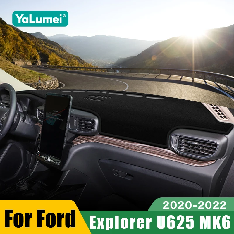 Für Ford Explorer U625 MK6 2020 2021 2022 Auto-Armaturenbrett Sonnenschutz-Abdeckung Instrumententafel Rutschfeste Matte Zubehör