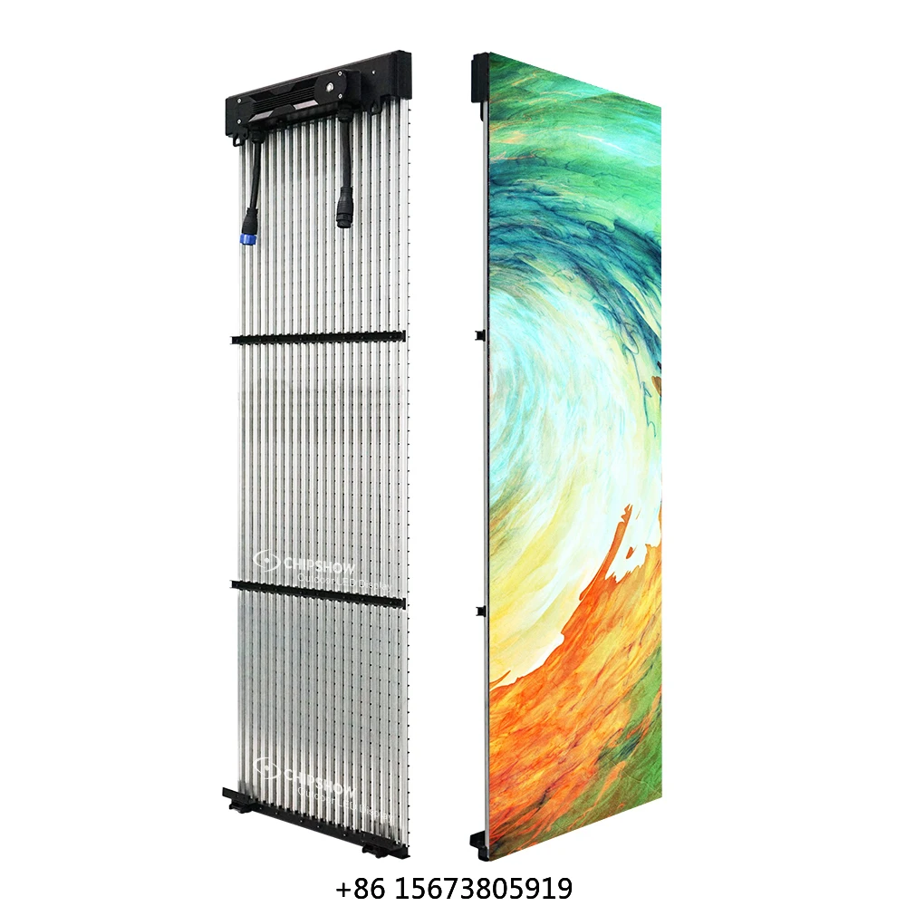 

Hot Selling Video Wall LED Display High Resolution Flexible Light Bar LED Screen P16.67 Transparent LED Display for Building