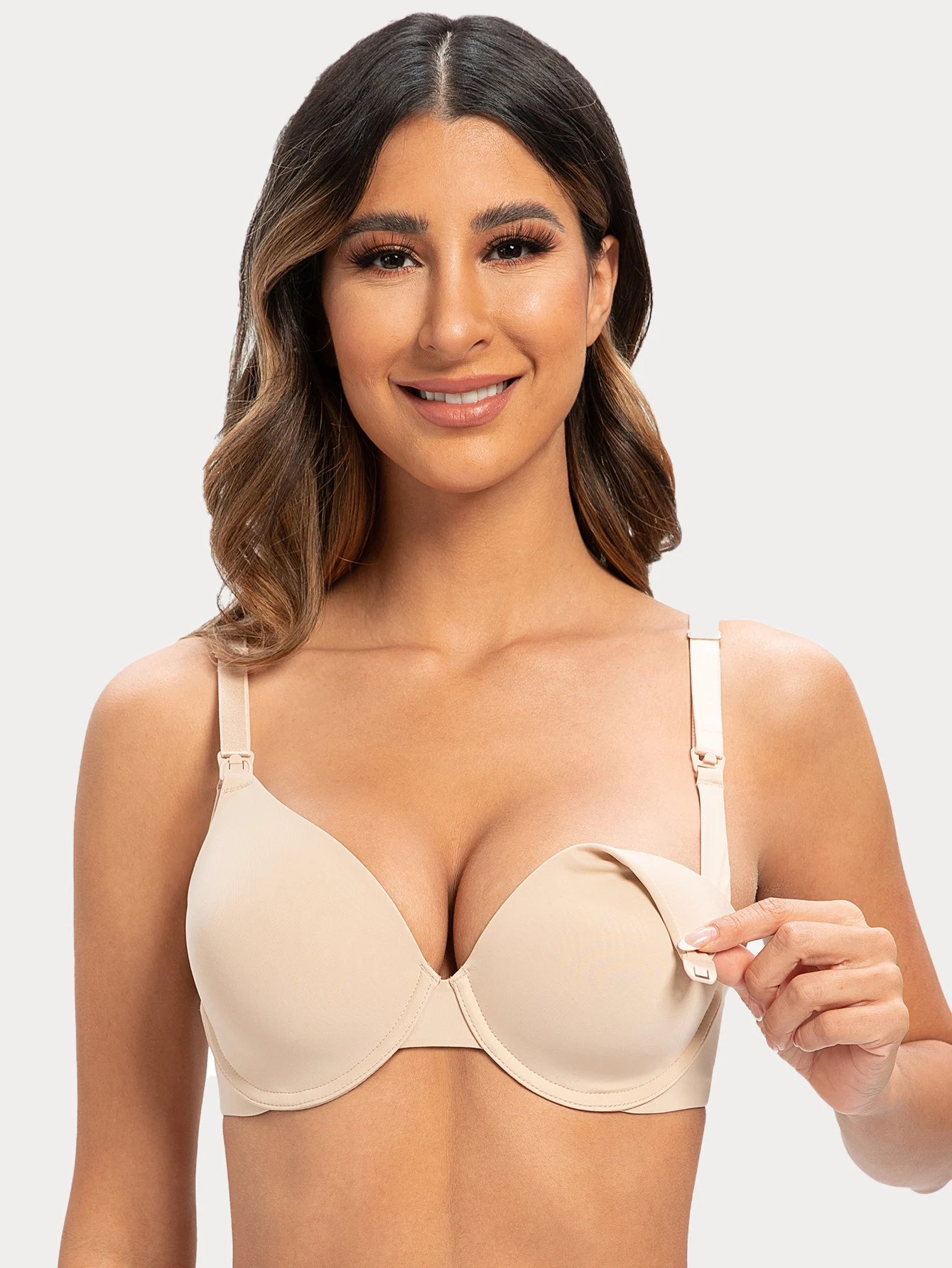 Maternity Plus Size Breastfeeding Underwire Nursing Bra