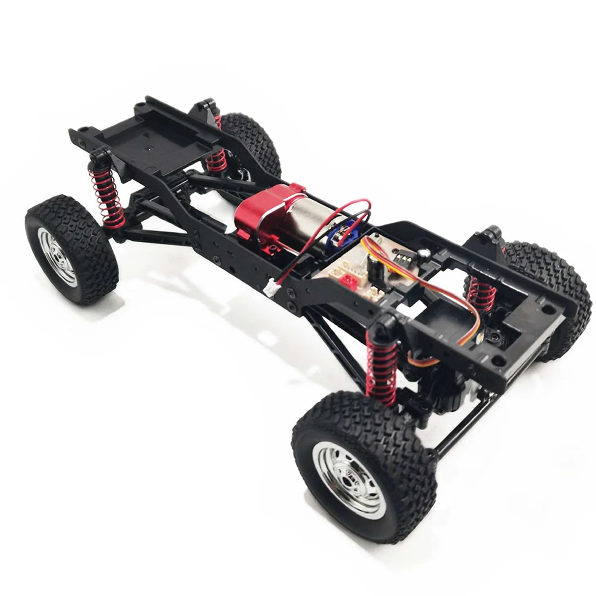 Motor de transmissão de metal a17i com engrenagem de metal para mn82 mn78 1/12 rc carro atualização peças acessórios preto