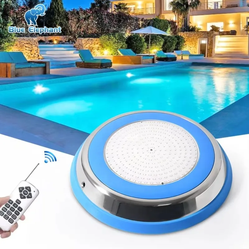 300mm 12V New Design Waterproof Ip68 Rgb Colorful Led Wall Mounted Resin Filled Underwater Swimming Pool Light