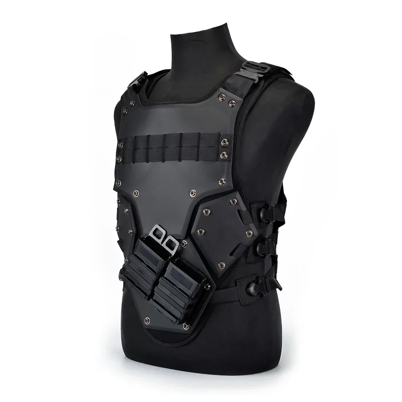 

EVA TF3 Tactical Vest Hunting Hunting Vest Outdoor Body Armor Combat Paintball Black Waistcoat with M4 Mag Pouches