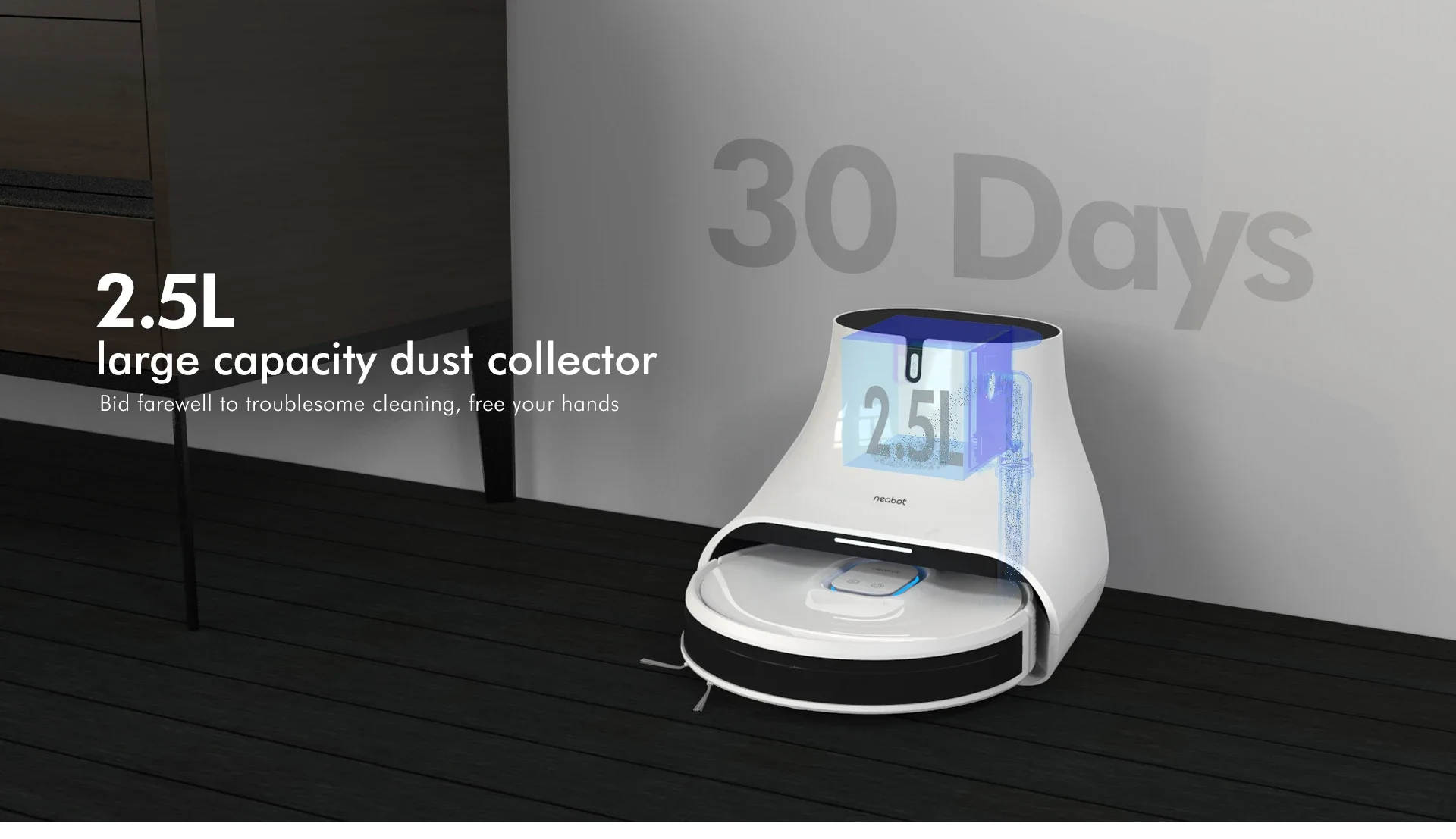 

Neabot Q11: Умный автоматический пылесос для сухой и влажной уборки с функцией мытья полов (Распродажа)