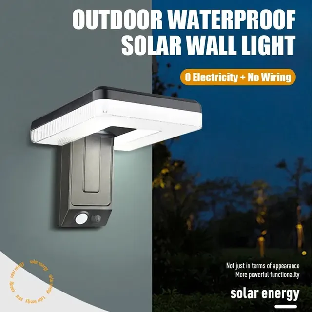 Foldable Solar Light with Motion Sensor for Outdoors