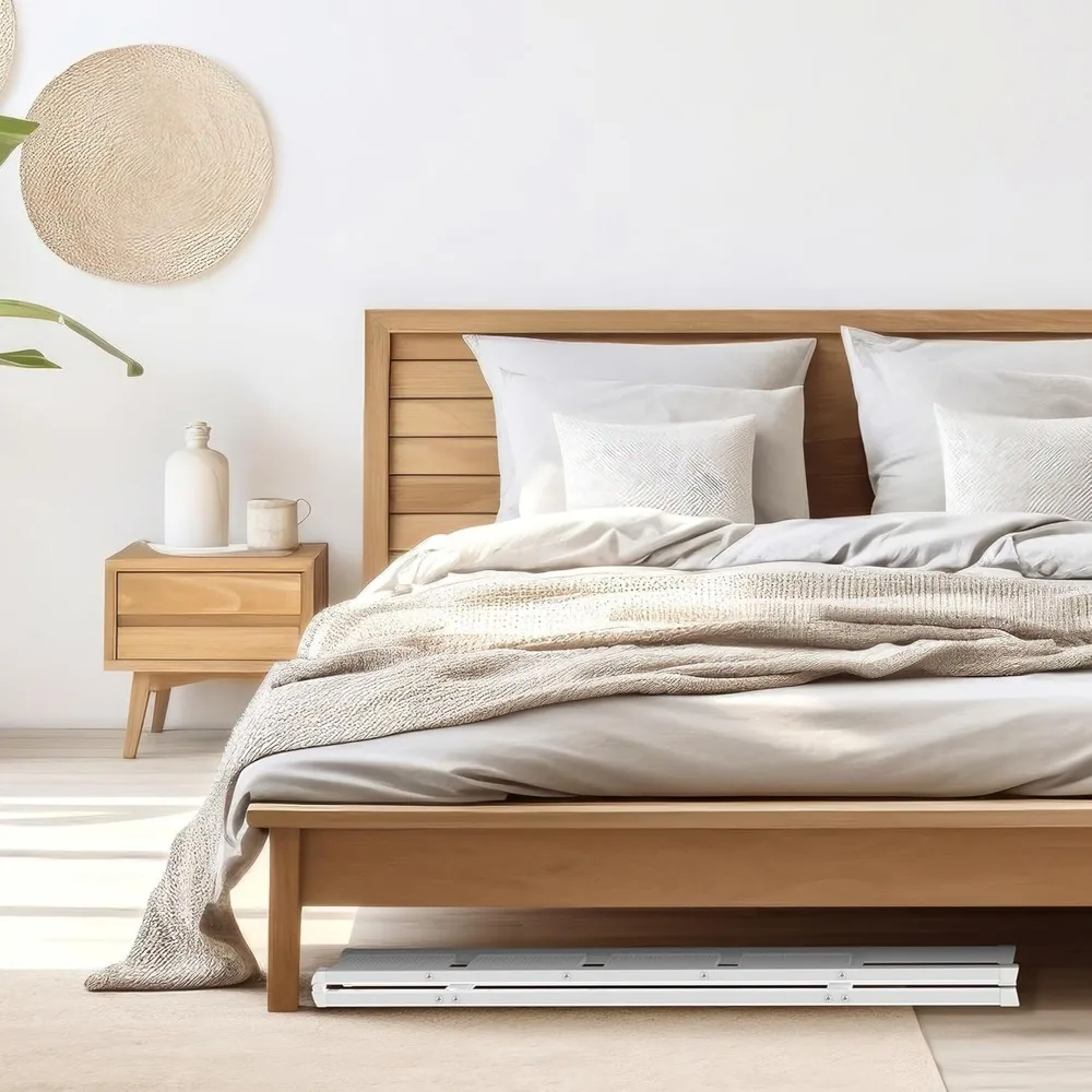 سلم محمول قابل للطي وخفيف الوزن من الألومنيوم مع مشطات مضادة للانزلاق، سعة 330 رطل، مثالي للاستخدام الداخلي في المطبخ وClo