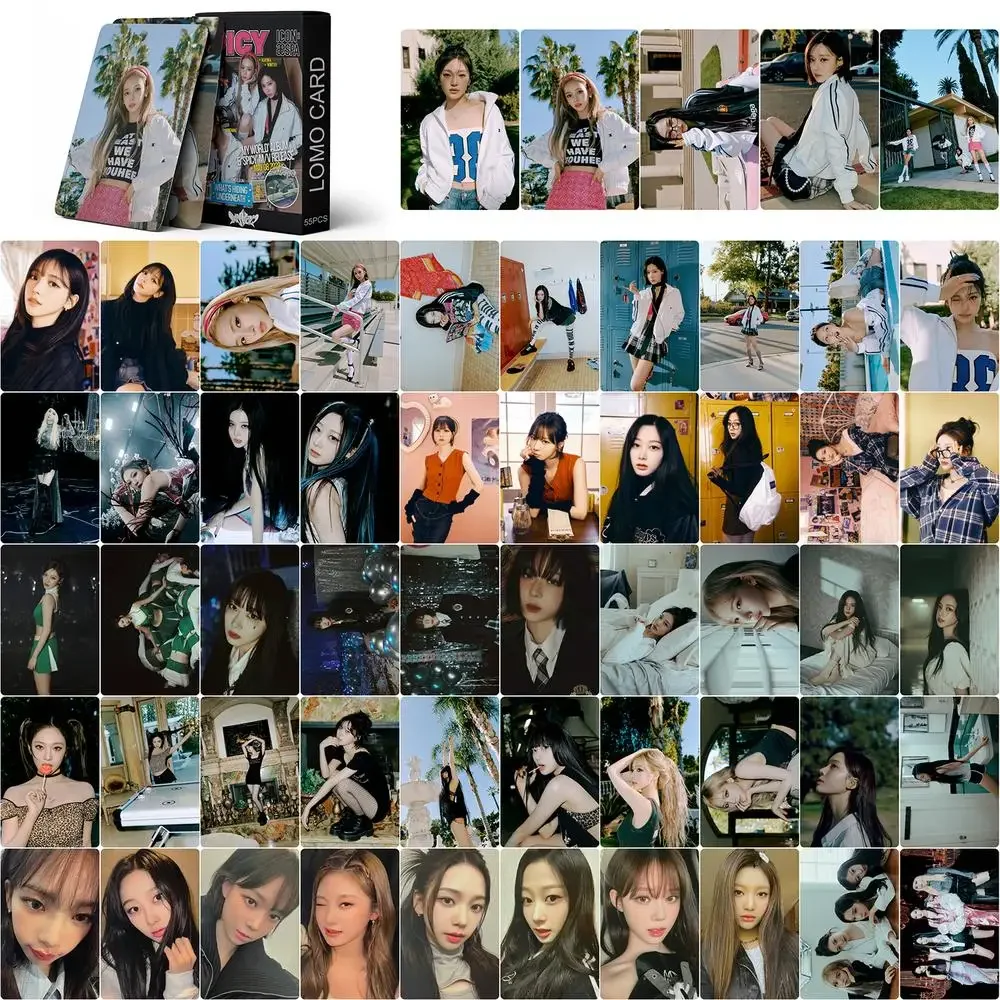 Kpop Lomo Card Collectibles Postcards Album Cards Special Edition Merchandise Cute Idol Picture Set For Fan Gift