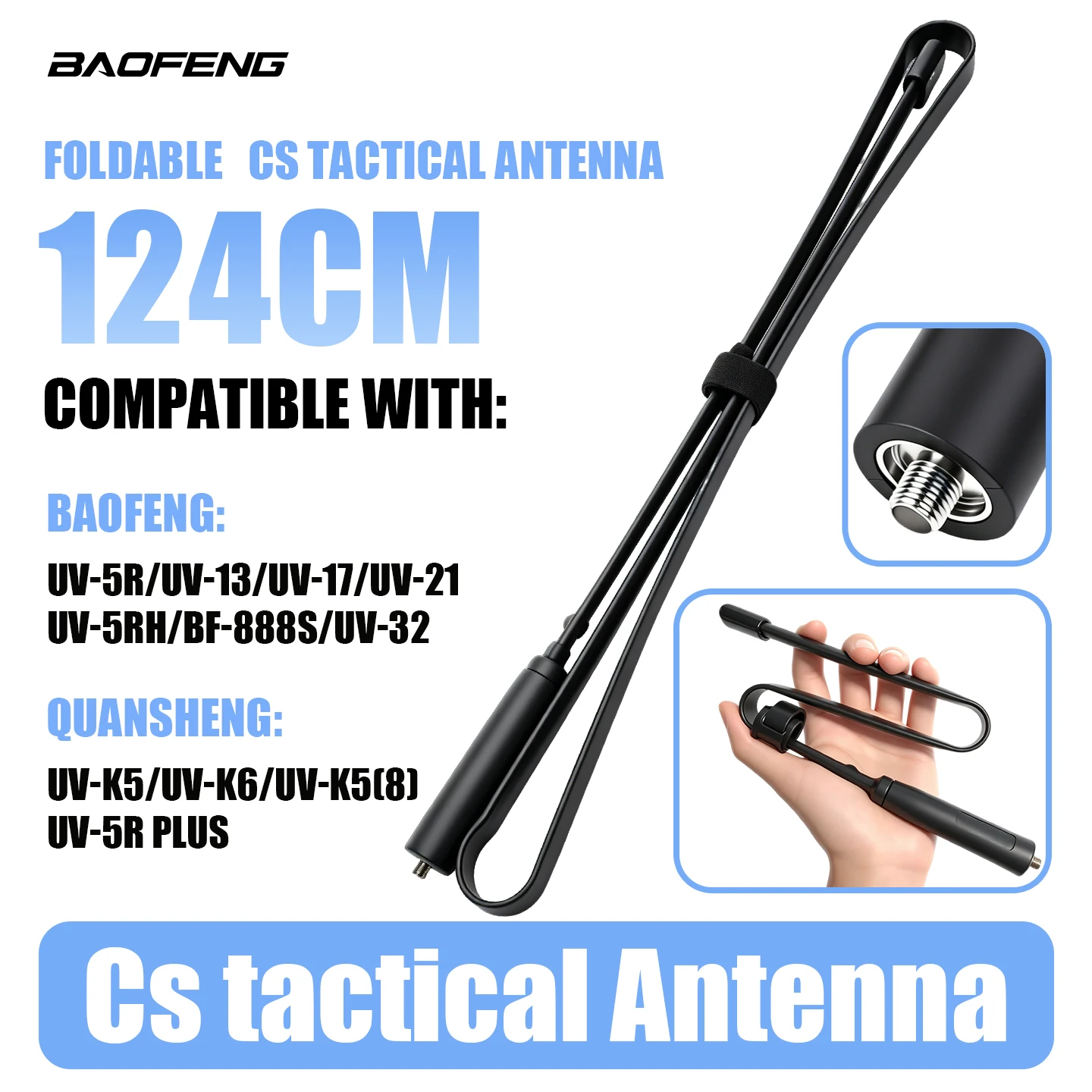 antena-tatica-guoge-cs-sma-femea-banda-dupla-vhf-uhf-144-430mhz-dobravel-para-walkie-talkie-baofeng-uv-13pro-uv-5r-quansheng