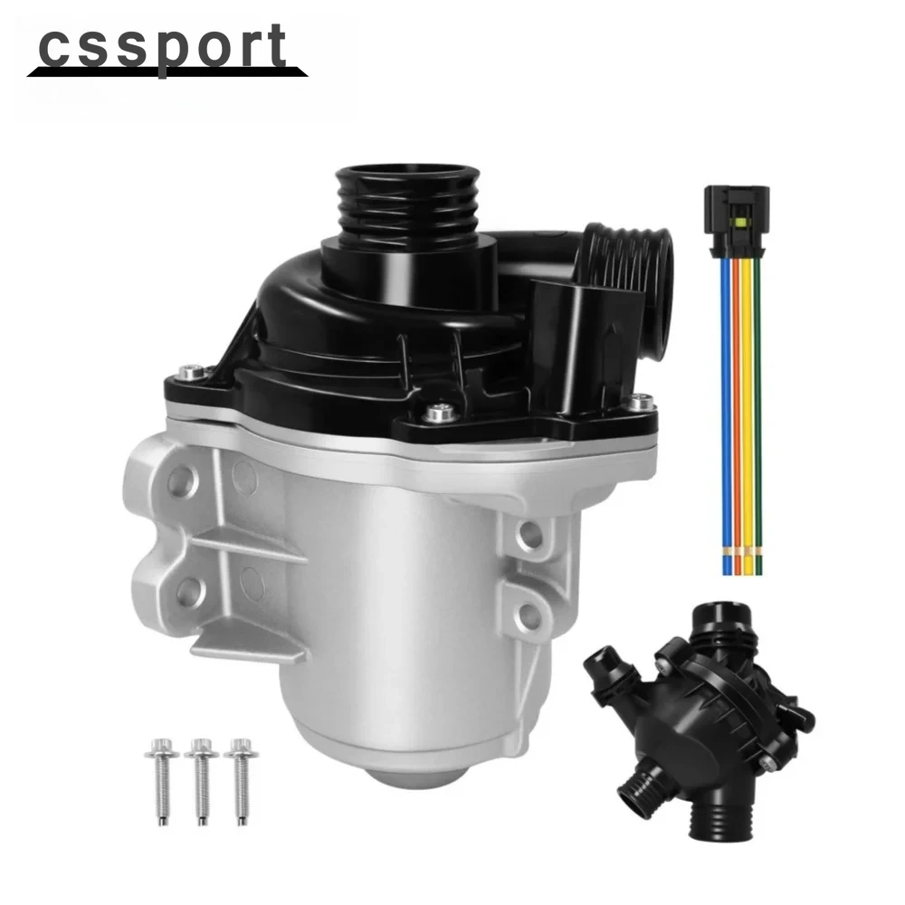 

11537549476 A2C59515257 Электрический водяной насос двигателя с болтами и термостатом для BMW 640i Gran Coupe 2013-2016 3,0 L6 F10 QC-101