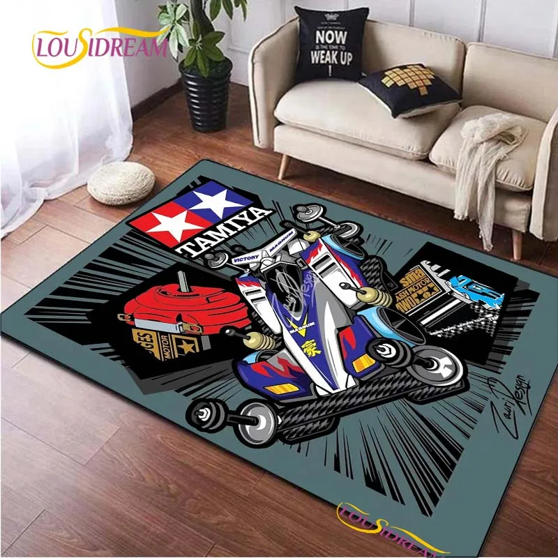 Four-wheel Drive Vehicle MINI-4WD-T-TA-MI-YA NonSlip Rug for Living Room,Bedroom,Playroom,Kitchen Floor Mat Home Decor Rug Gift