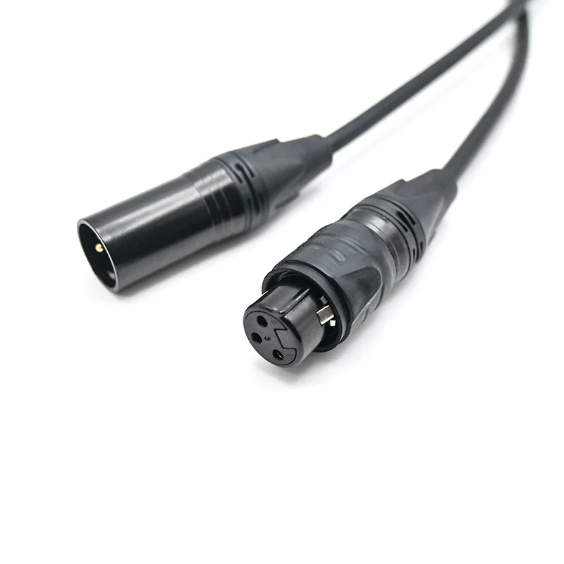 IP65 Waterproof 3 Pin DMX XLR Cable 0.3mm Outdoor Double Shielded DMX 512 Cable 1m 1.5m 2m 3m 5m 10m 20m 30m