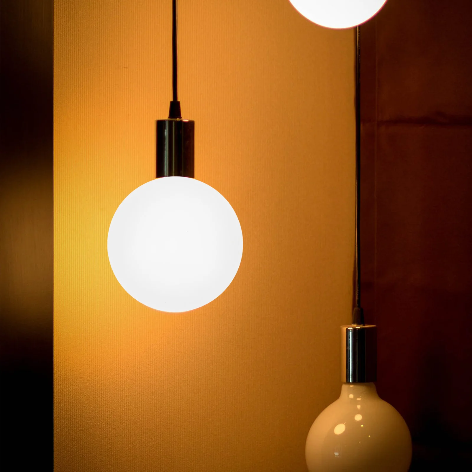 واضح زجاج غلوب قلادة أضواء الظل استبدال عاكس الضوء عالية الشفافية المكرر تصميم دائري الجدار الشمعدان