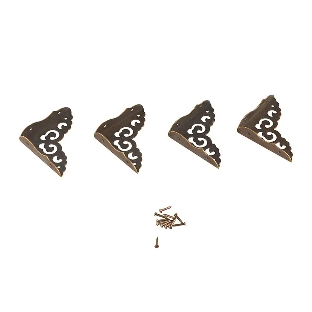 1pcs Guard Antique Jewelry Box Corner  Protector Edge Cover Corner For Furniture Hardware Corner Bracket