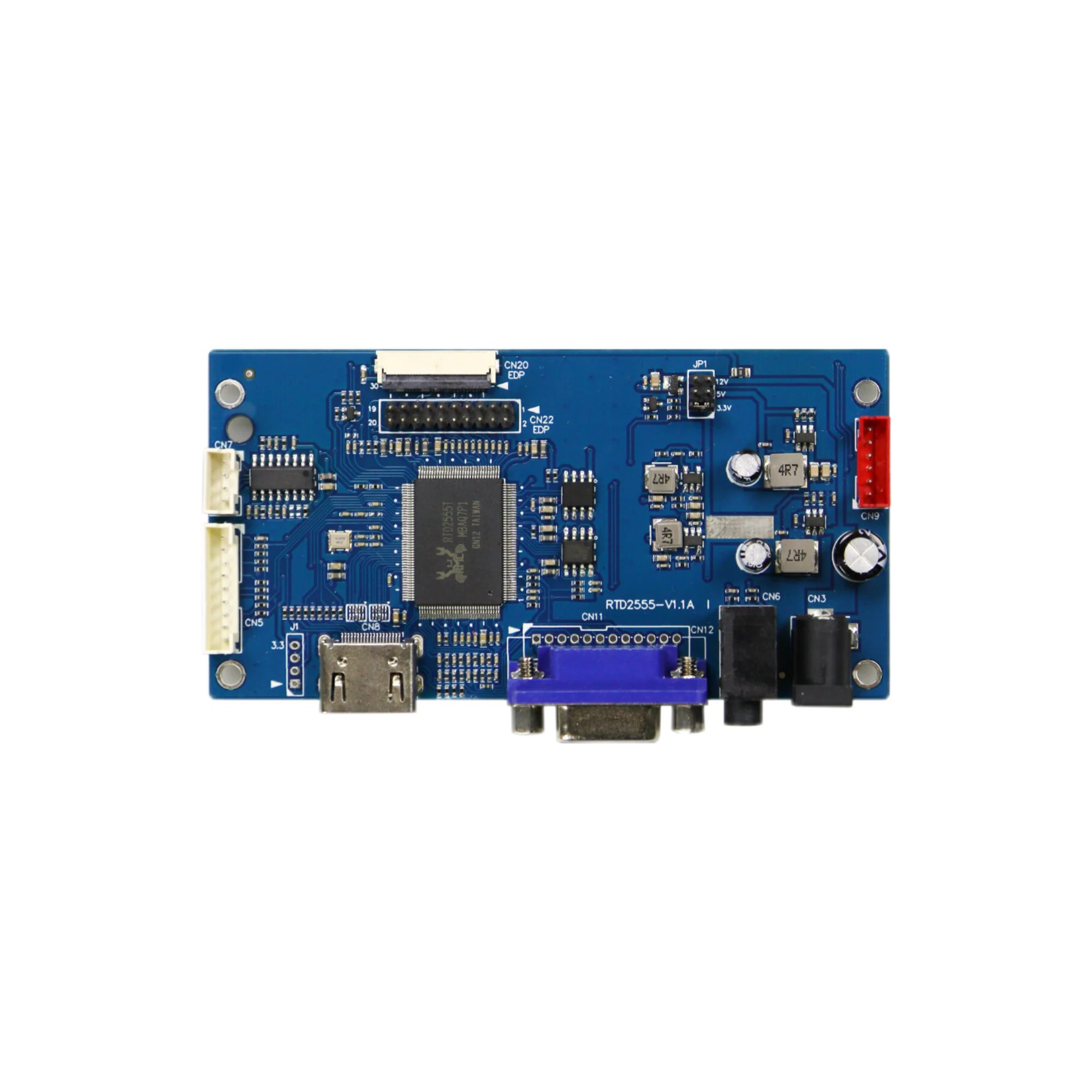 40 pin 7 inch universal tft lcd controller board with lvds output kit vga and hd-mi for gps pos advertising display
