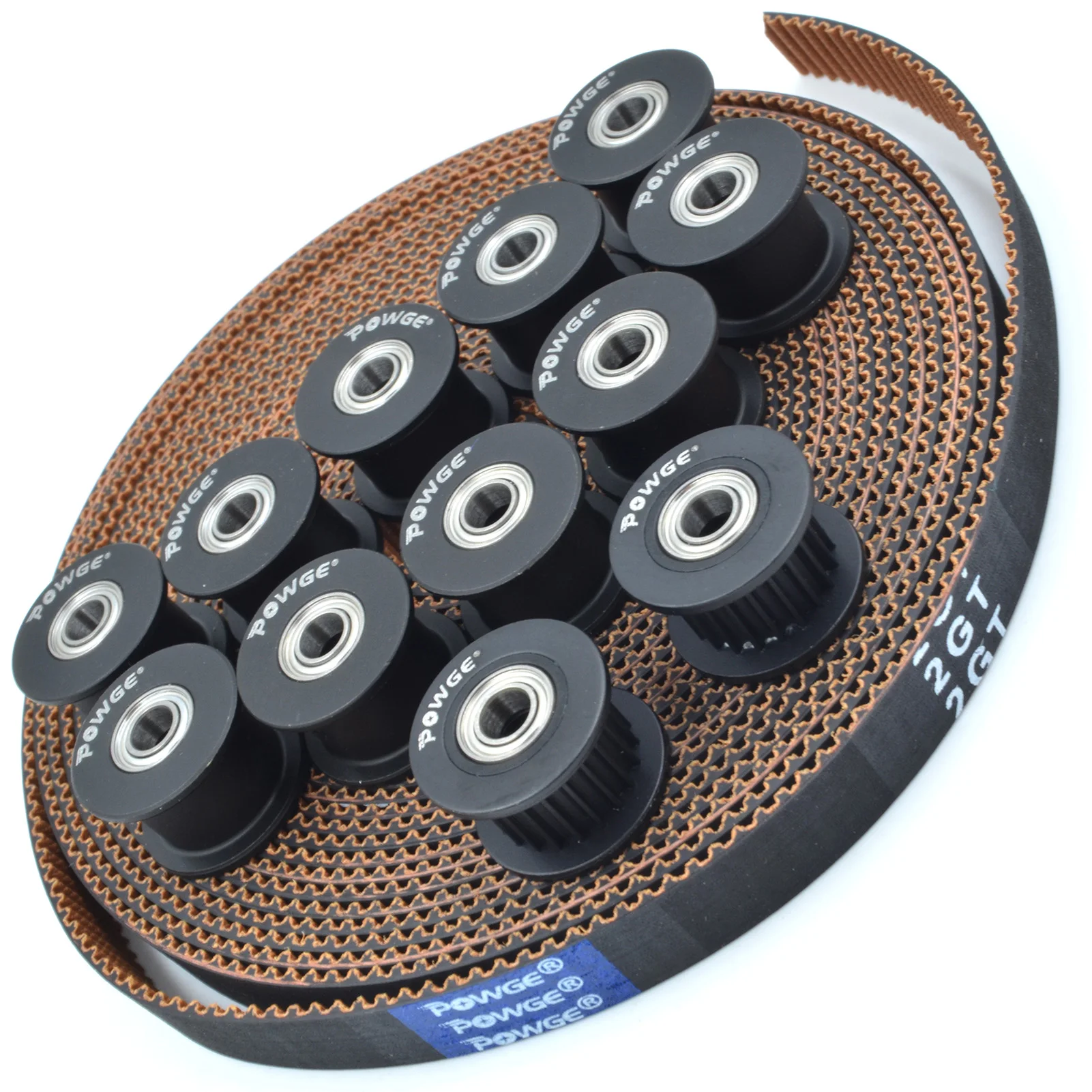 Imagem -03 - Powge-creality k1 Max Kit Timing Belt Aberto 2mgt 2gt7.7 rf Polia Tensor 20 Dentes Furo Milímetros por Omranello D3vil Design