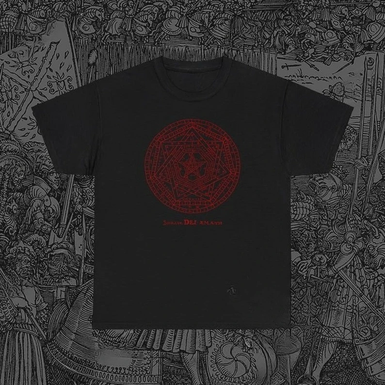 Sigillum Dei Aemeth Shirt Seal of God John Deeno Magic Ritual Magic Vintage Quality Personality Casual Street Crew Neck T-shirt