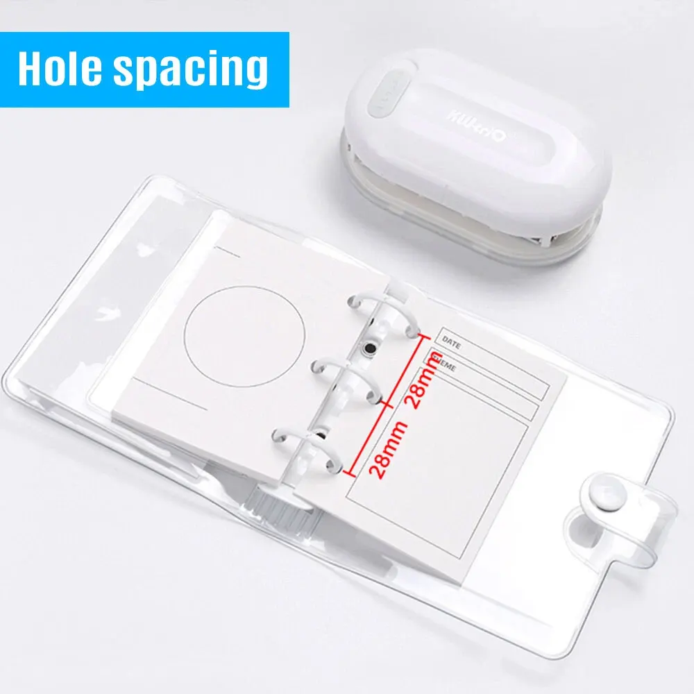 Fraiseuse à Trous Ronds et à 3 Trous Faite à la Main, Fournitures de Reliure de Bureau