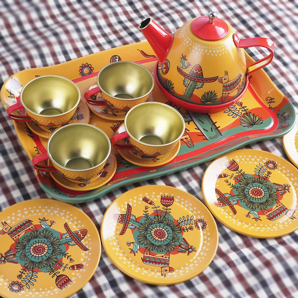 Simulation Kitchen Afternoon Tea Pretend Play Toy Afternoon Tea Food Set  Teapot Game Early Education Toys For Children Kids