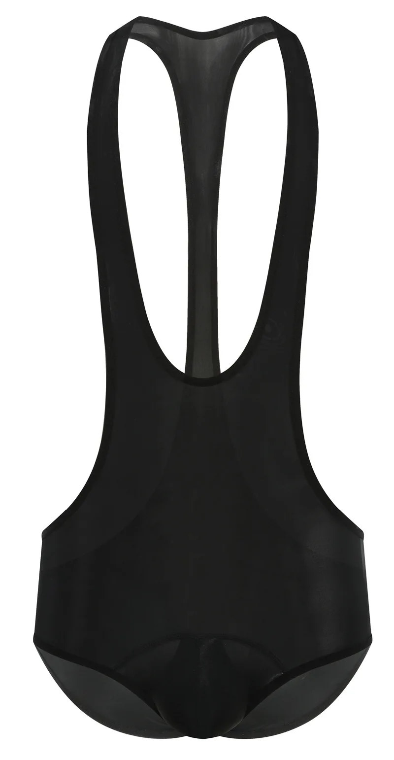 

Sheer Mesh Bodysuit Briefs Singlet for Men Ultra-Thin Silky Jockstrap Sexy Fitness Performance Lingerie Smooth Undershirt Onesie