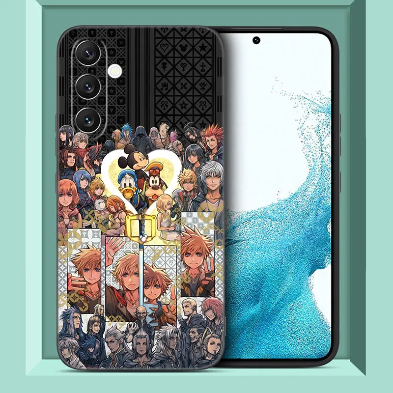 Kingdom Hearts Phone Case For Samsung A13 A15 A22 A24 A32 4G A33 A34 A35 A52S A53 A54 A55 A73 5G A12 A14 A23 A51 A72