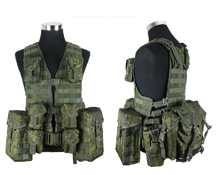 ロシア 6sh117 完全にセットタクティカルベスト EMR Molle ポーチ