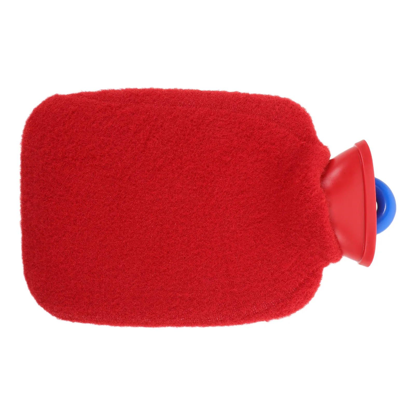 800Ml Adorable Hot Water Bag for Portable Reusable Warm Water Pouch Red Hand Warmer for Period Cramps Winter Supplies