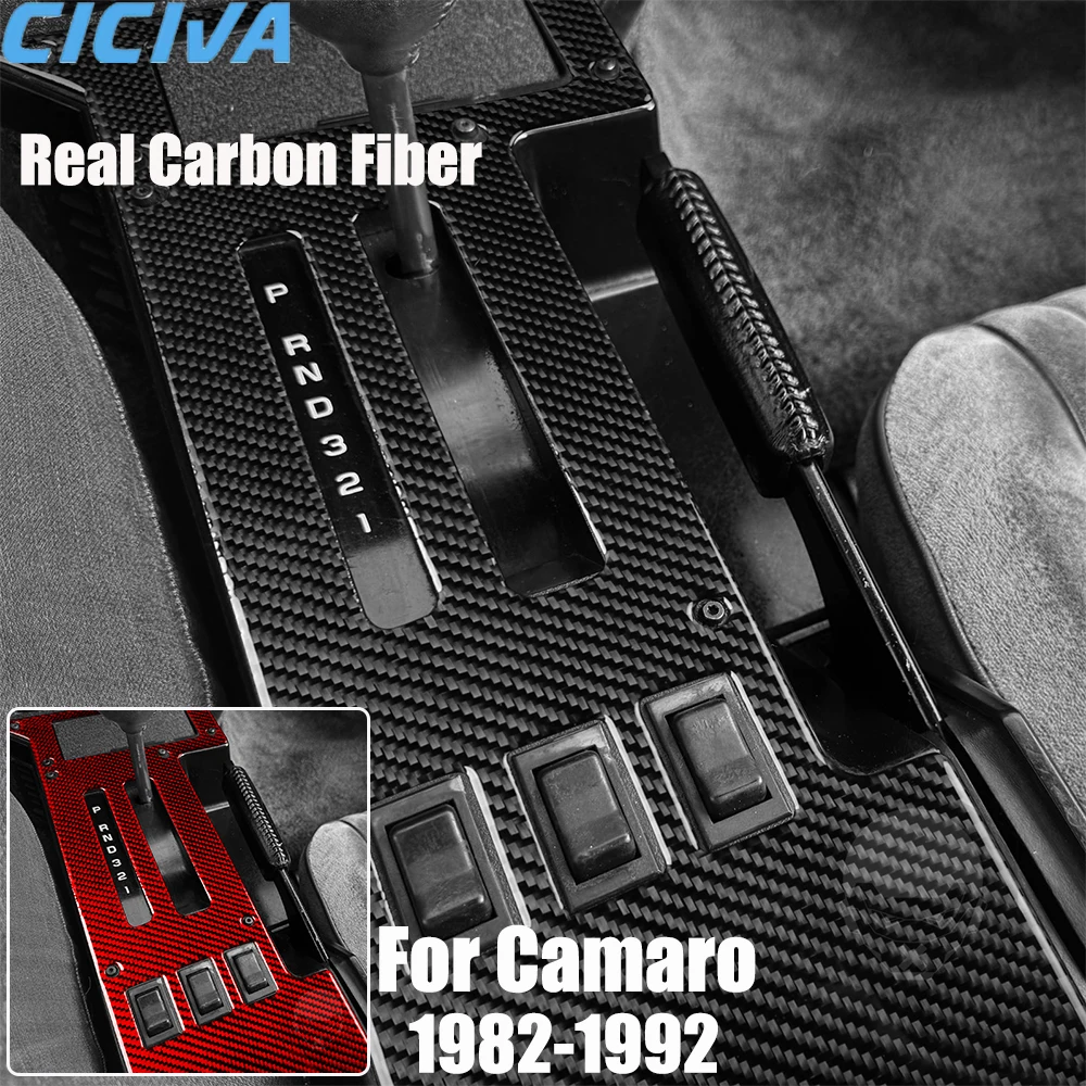 

Настоящее углеродное волокно, автомобильные аксессуары, объемная накладка, мягкая наклейка для Chevrolet Camaro 3-го поколения IROC-Z/Z28/SS/RS 1982-1992