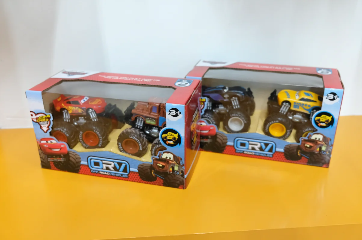 

Disney Dual Inertia OffRoad Vehicle Set Plastic Models Variety Pack for Toys And Hobbies Automobile General Mobilization TwoPack