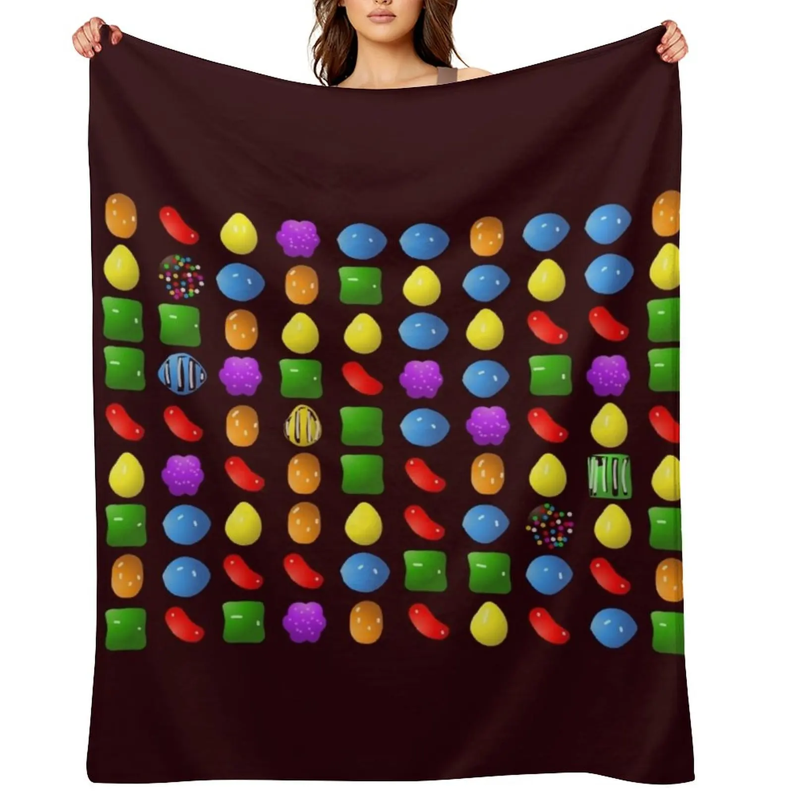 

new candy crush saga Throw Blanket Baby Giant Sofa Cute Plaid Picnic Blankets