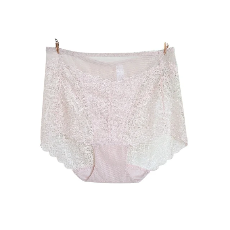S324 long-term model, high waist large version lace mesh, women have large size women's underwear, multi-color and multi-size.