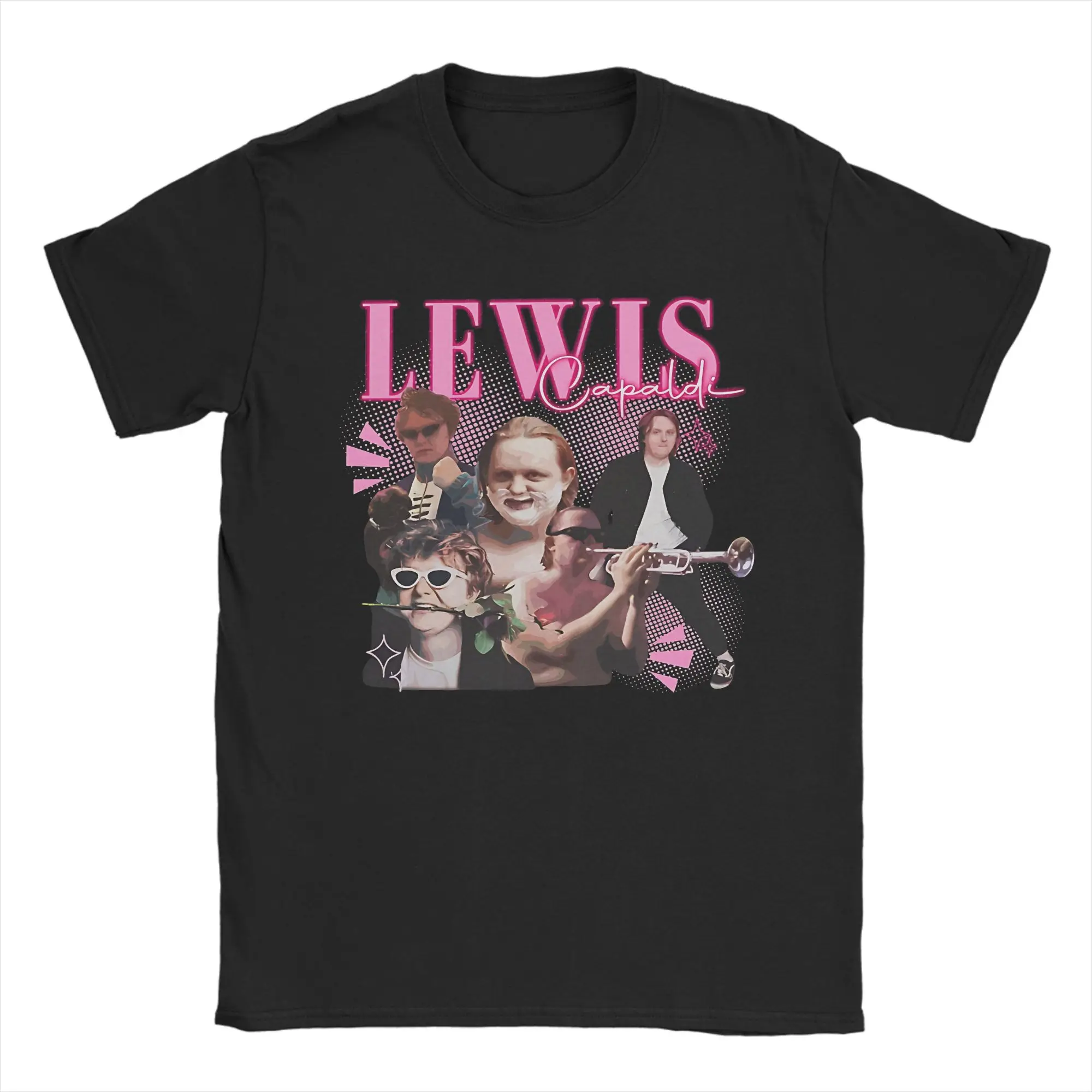 

Men Women Print Lewis Capaldi 2025 concert T Shirt Tee 100% Cotton T-shirts Clothing