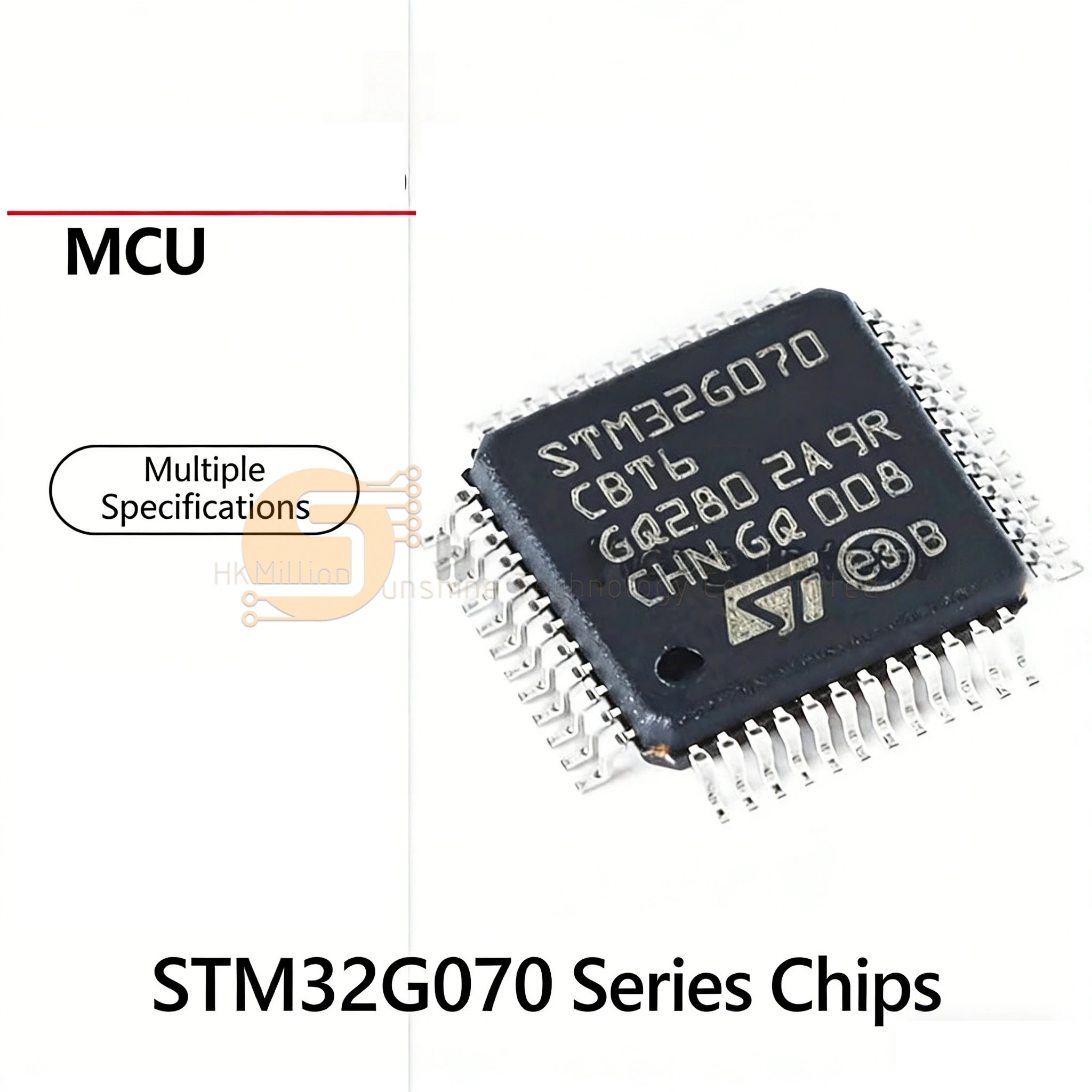 5pcs STM32G070CBT6 STM32G070KBT6 STM32G070RBT6 ARM 32-bit Microcontroller MCU New Original IC