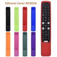 Remote Control Cover RC802N  for TCL Smart TV U43P6046 U49P6046 U65P6046 Remote Control TCL RC802N Shockproof Case