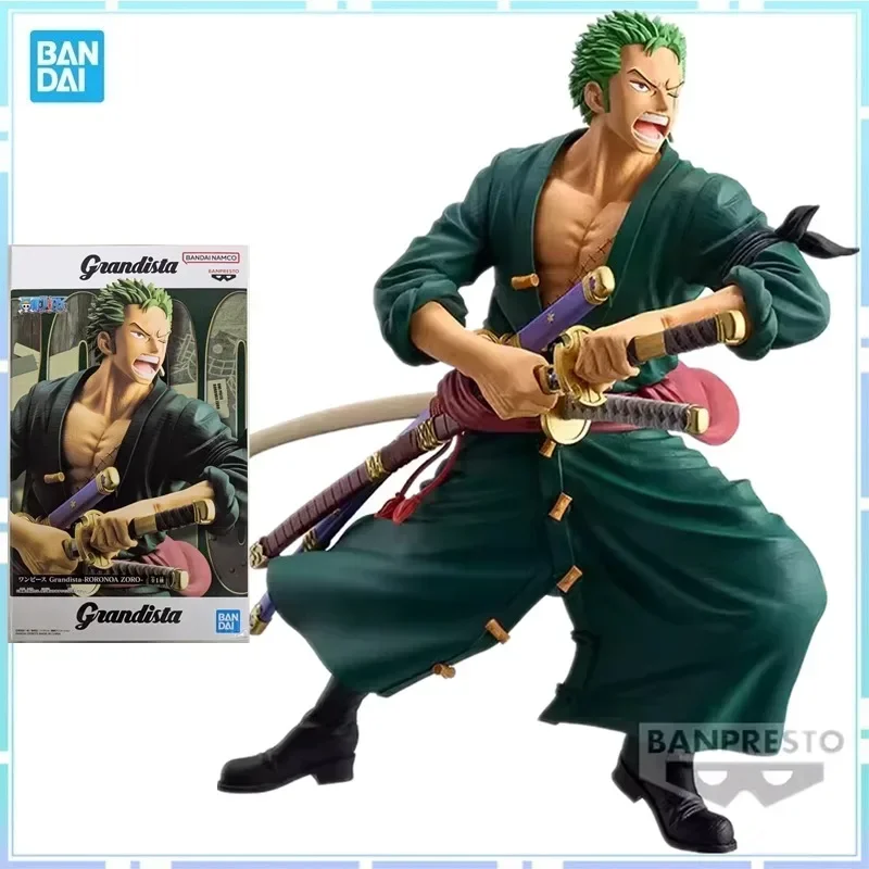 Bandai Original Banpresto Anime ONE PIECE Grandista Roronoa Zoro 