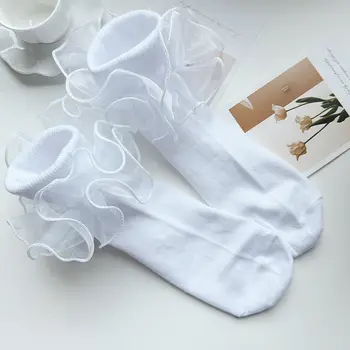 12 best sales Frilly socks women - №5