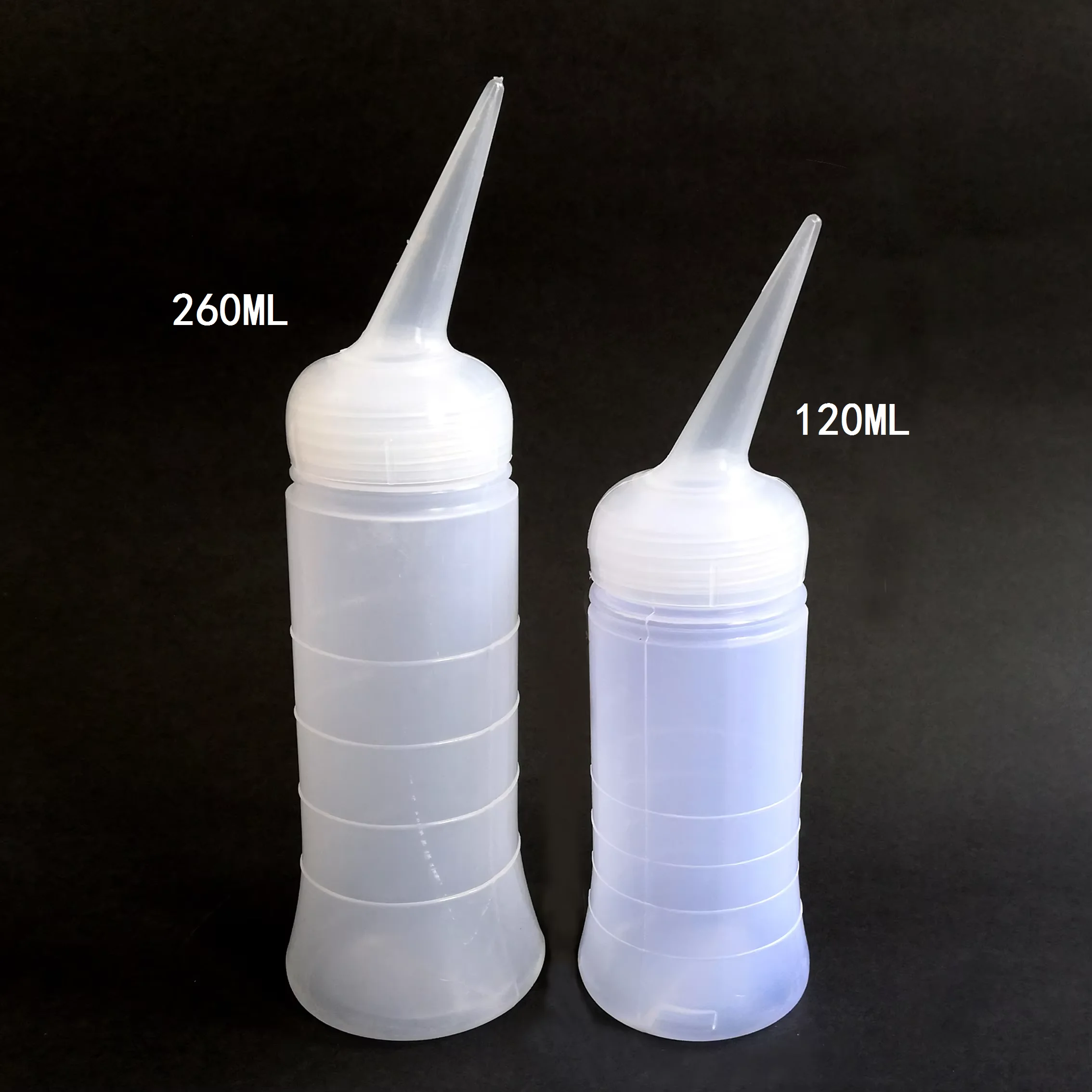 Пластиковая бутылка для сухого мытья краски волос 120/260 мл, пустая бутылка-аппликатор, аксессуары для ухода за волосами