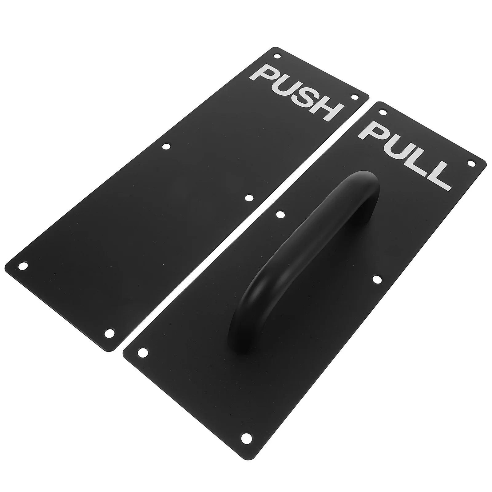 

2pcs Push Pull Door Handle Stainless Steel For Fire Exit Bathroom Office Restaurant Cabinet Sliding Doors Hardware Body Plate