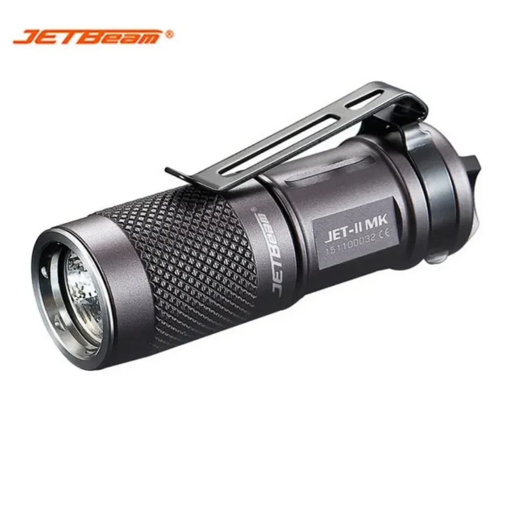 JETBeam II MK Mini Torch XP-L HI LED Flashlight 510 Lumens Waterproof Compact Portable Lighting