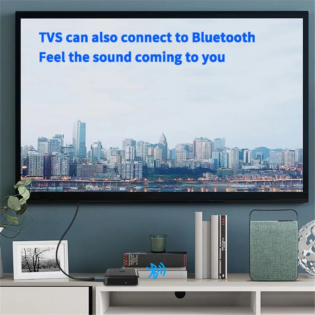 BT-22 Bluetooth 5.1 Receiver Transmitter 2- In-1 USB Audio Adapter With Mic Support Hands-free Voice Calling for Car Headphone