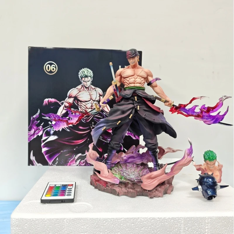 

One Piece Roronoa Zoro Pvc Action Figure Collectible Anime Statue Desktop Decoration For Anime Collection Fans Customized Gift
