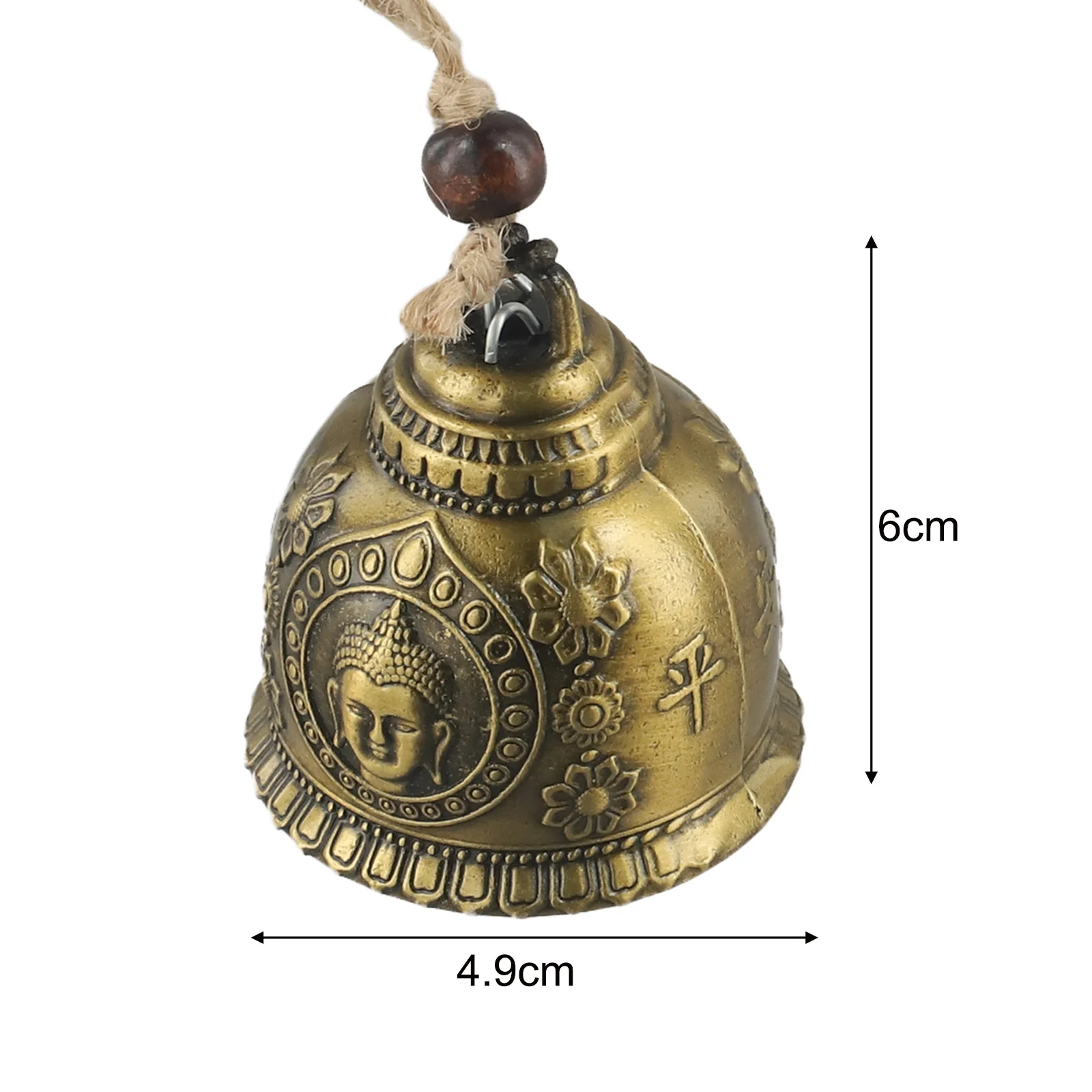 Aesthetic Appeal Bells Metal Copper Metal Copper Ornament Number Of Pieces Package Content Abundant Wealth With Pendant