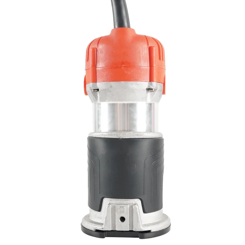 Woodworking Edge Trimming Machine Aluminum Alloy Bevel Protective Cover Flat Protective Cover with Dust Collection Hole