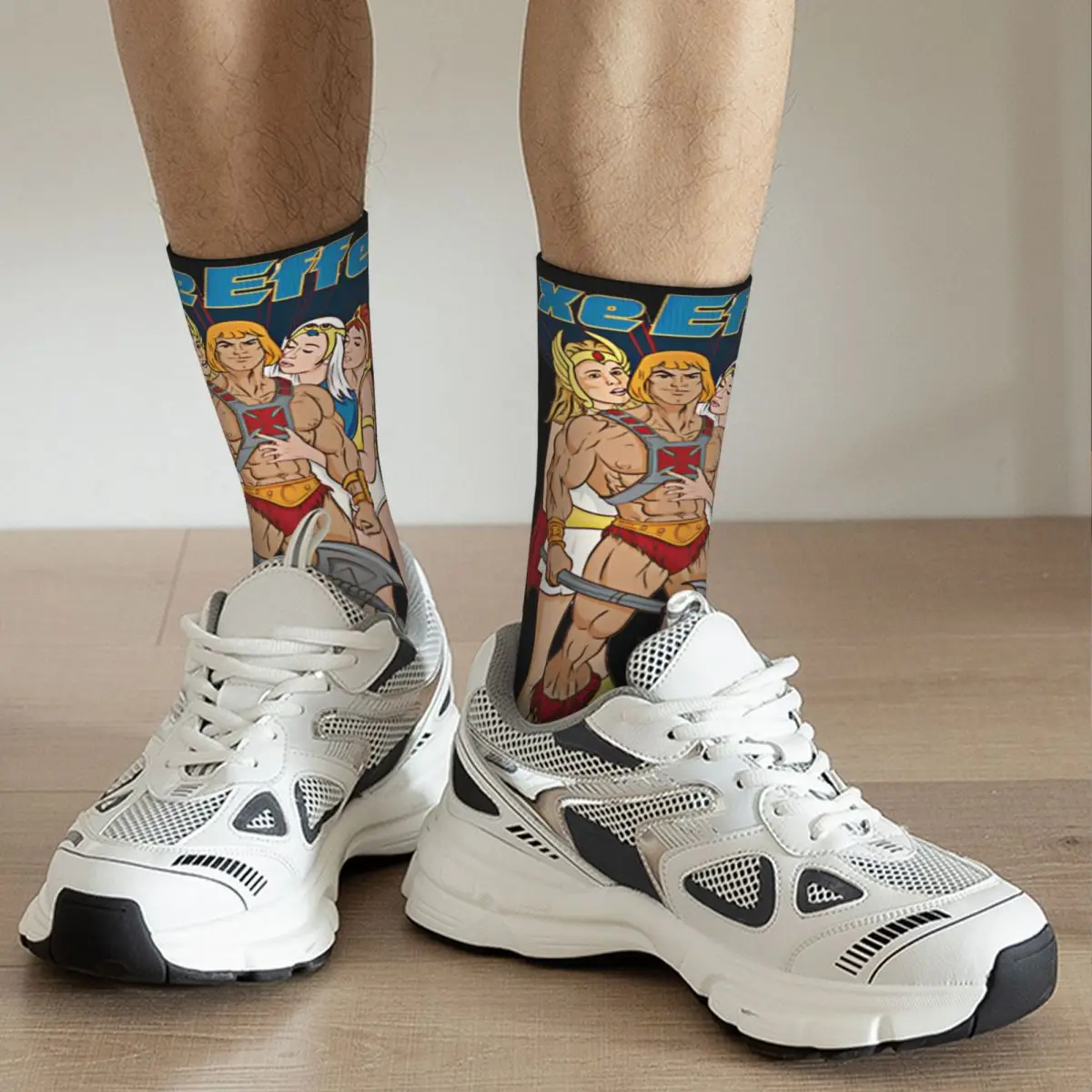 Harajuku Unisex He Man He-Man Masters Of The Universe Dress Socks Stuff Basketball Socks Cotton Wonderful Gifts