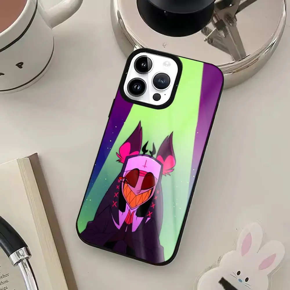 H-Hazbin HH-otel Phone Case For iPhone17,16,15,14,13,12,11 Plus,Pro Max, New Magnetic Wireless Charging