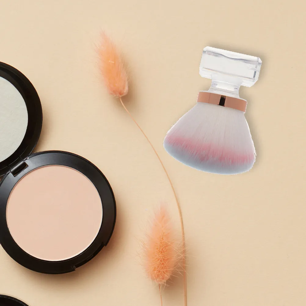 

Набор из 2 кистей для нейл-арта с наконечником-грибком, аппликатор для пудры, компактный инструмент для очистки ногтей и кожи, нежный скраб для маникюра и педикюра