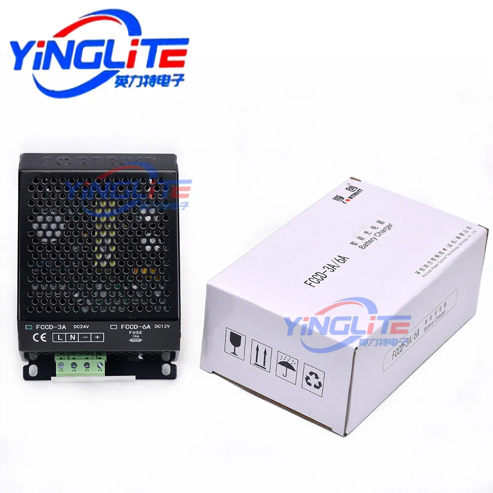 FCCD1003 Fuchuang 12V/24V Diesel Generator Floating Charger Battery Power Bottle Accessory FCCD 3A for SmartGen BAC06A