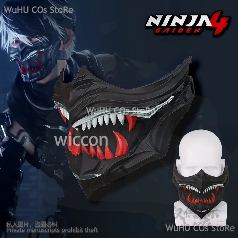 

Anime Game NINJA GAIDEN 4 Cosplay 3D Polylactic Acid 2 Color Mask Props Accessories For Halloween Christmas Party Cos