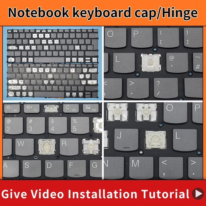 Replacement For Lenovo XiaoXin Air 14 IAP8/IAH8/IRP8 Pro 14 IRH8/LRL8/ARH8 Yoga Slim 7 2023 X3-14 IAP X7-14 IRH/IRHA keycap hing
