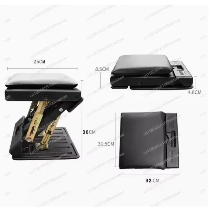 مسند قدم قابل للتعديل للسيارة مع مسند قدم مريح وقابل للإزالة